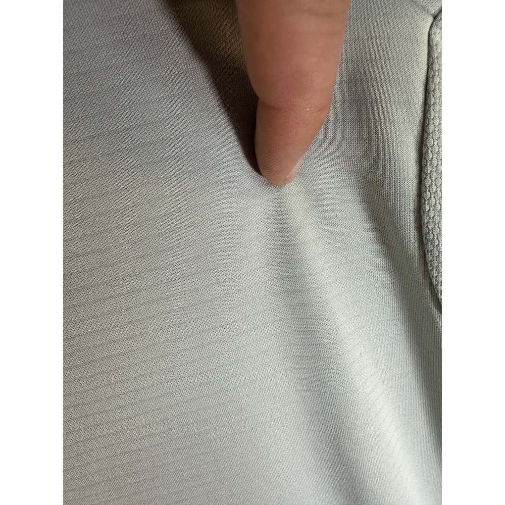 The North Face Polo Shirt Men's Size XL Flash Dry Gray Short Sleeve Golf Striped - Picture 11 of 16